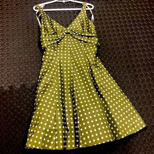 Green Polka Dot Dress